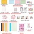 thumbnail image 2 of DIY Envelope Card Craft Kits Lace Clear Stamps Butterfly Flowers Number Stickers Envelope Cards Making DIY Scrapbooking Tools Kits Set, 2 of 6