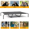 thumbnail image 6 of Hassch Elevated Dog Bed | Raised Pet Hammock Cot with Breathable Mesh & Metal Frame for Medium Dogs | Black, 6 of 10
