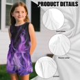 thumbnail image 6 of chaqlin Flame Girl's 2 Piece Outfits Short Set for Girls 5-14Y Crew Neck Tank Top and Elastic Waist Shorts Summer Sport Workout Clothes, 6 of 7