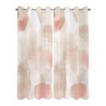 thumbnail image 2 of nqOlkjepod Outdoor Curtains for Patio Waterproof, Beige Abstract Art Outdoor Privacy Panels Grommet, Contemporary Luxury Geometric Blackout Outside Curtains for Porch/Cabana 54"x108", 2 Panels, 2 of 8