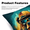 thumbnail image 2 of Xiong Fugu Luxurious Velvet Throw Pillow Covers with Unique Patterns - Set of 2 Pillow Covers and Inserts, 16x16, 18x18, 20x20 Inches for All Occasions, 2 of 6