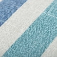 thumbnail image 3 of Blue White Distressed Stripe Indoor Outdoor Throw Pillow, 3 of 3