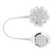 thumbnail image 4 of Cortina Magnética Brillante Rhinestone Cortina Tieback Tie Backs Hebilla Clips Retenciones Cuerda Cuerda, 33cm Plata Soledad Clip de cortina magnético, 4 of 9