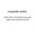 thumbnail image 3 of Driver Left Side Rear Door Window Door Glass Compatible with Isuzu i-370/Isuzu i-350 4 Door Crew Cab 2006-2010 Models, 3 of 6