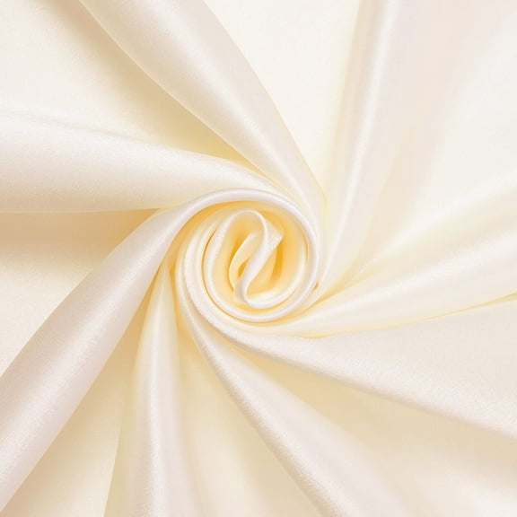 Crepe Back Satin Bridal Fabric Drapery Soft 60" Inches By the Yard (Off White)