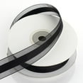 thumbnail image 3 of Efavormart 7/8" Organza Satin Center Ribbons For Gift Package Wrapping, Hair Bow Clips & Accessories Making, Crafting, Sewing-Black, 3 of 3