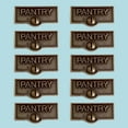 thumbnail image 2 of 10 Switch Plate Tags PANTRY Name Signs Labels Cast Brass Traditional Engraved Wall Light Switch Cover Labels | Renovators Supply, 2 of 2