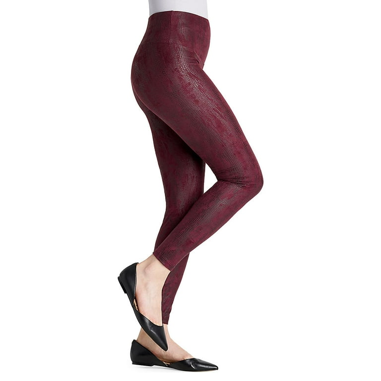 Yummie Womens Faux Suede Reptile Leggings Style-YT2-409