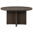 thumbnail image 1 of Bouclair Brown Wooden Round Coffee Table, 1 of 5