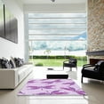thumbnail image 6 of Ahgly Company Indoor Square Patterned Tyrian Purple Area Rugs, 8' Square, 6 of 6
