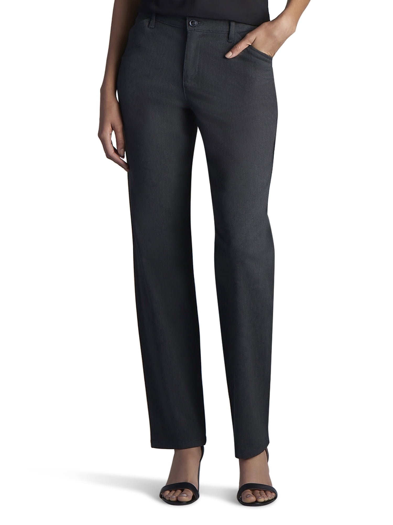 Jean Femme Lee Taille 18 - Coupe Relaxed Straight - Charbon Heather - Neuf Avec étiquettes (NWT)