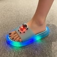 thumbnail image 6 of LED Slippers For Boys Girls Astronaut Jelly Indoor Outdoor Footwear Durable Comfortable Slippers 4-10 Years, 6 of 8