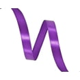thumbnail image 2 of Purple Satin Ribbon 3/8 Inches x 25 Yards, Solid Color Fabric Ribbon for Gift Wrapping, Crafts, Hair Bows Making, Wreath, Wedding Party Decoration and Sewing Projects, 2 of 5