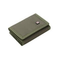 thumbnail image 1 of ITFABS Men 3-Fold Coin Purse, Canvas Wallet, Solid Color Fashion Slim Portable Card Pack, 1 of 4