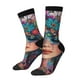 thumbnail image 1 of Balery Bohemian Colorful Flower Woman Calcetas Largas con Estampado para Hombre y Mujer – Suaves y Transpirables, Talla Única (US 5-11), 1 of 6