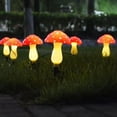 thumbnail image 6 of Solar LED Mushroom String Lights Outdoor Garden Decor | 12 Colorful Mushrooms | Waterproof IP65 | 12 Lighting Modes | Auto On/Off | Patio Yard Walkway | 8-10 Hour Runtime, 6 of 9