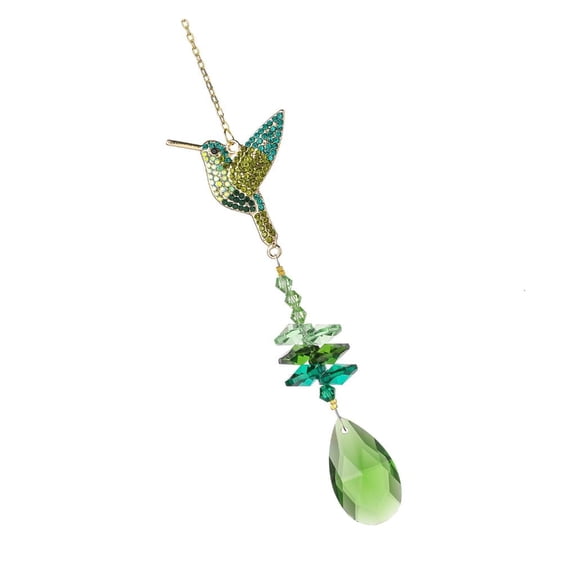 Yihuala Crystal Suncatchers for Window Hanging, Rainbows Maker Crystal Prism Sun Catchers Indoor Window Outdoor Home Garden Deco