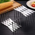 thumbnail image 3 of 2 soportes para tapas de ollas, soporte ajustable para tapas de ollas de acero inoxidable para tapas de sartenes, estantes de almacenamiento multifunción telescópicos, soportes de almacenamiento para gabinetes de cocina esquí esquí Gafas de esquí, 3 of 5