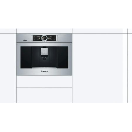 Bosch - Espresso Machine with 19 bars of pressure and Milk Frother - Stainless Steel