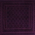 thumbnail image 1 of Ahgly Company Indoor Square Southwestern Purple Country Area Rugs, 6' Square, 1 of 4