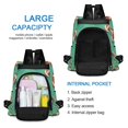 thumbnail image 6 of FORMRS Women's Travel Backpack Purse Anti-Theft Hidden Pockets Casual Shoulder Bag, Green American Footballs, 6 of 7