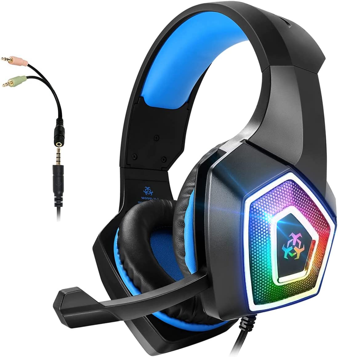Gaming Headset with Microphone Wired Xbox Headset with mic PC PS4