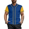 thumbnail image 2 of Baseball Short Sleeve Button Down Team Jersey Casual Button Down Shirts, 2 of 5