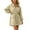 Khaki, variant on Casual Belted Shirt Dress Long Sleeve Relaxed Fit Mid Length Waist Drawstring Trench Coat Style Fall Fashion Outerwear Juniors Casual Dresses Short Sleeve Summer Dress Dresses for Women Swing