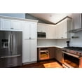 thumbnail image 4 of 18" Wide Kitchen Base Kitchen Cabinet Snow White Inset Shaker - Single Door Single Drawer - Unassembled, 4 of 6