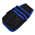 thumbnail image 3 of Tool Pocket Pouch, Multiple Pockets 600D Oxford Large Opening Tool Pouch Waist Bag Mini Portable  For Maintenance Work Blue Edge,Red Edge,Black Edge, 3 of 8