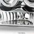 thumbnail image 6 of AKKON - For 1999-2004 F250 F350 F450 F550 SuperDuty Excursion Chrome Clear Dual LED Projector Headlights Replacement Pair, 6 of 7