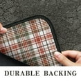 thumbnail image 6 of Red and Green Plaid Christmas Pattern Door Rugs,Washable Non Slip Door Mats Indoor,Decorative Door Mats,Entry Mat Indoor for Entrance,Bedroom,Kitchen,Bathroom,30"x17", 6 of 6