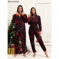 thumbnail image 4 of Pijama de Navidad para hombre y mujer, ropa de dormir con estampado bonito, para vacaciones familiares, Año Nuevo, 4 of 4