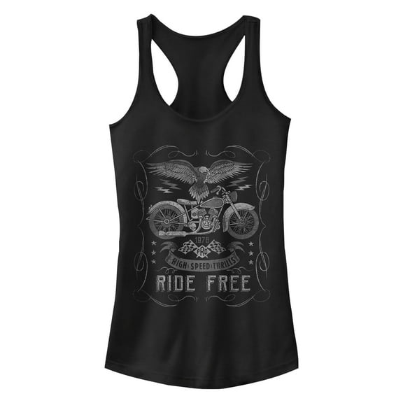 Junior's Lost Gods High Speed Thrills Ride Free Racerback Tank Top