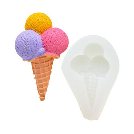 

Ice Cream Shaped Baking Mold Fondant Mould Chocolate Moulds Cake Decorating Tool