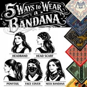 Lightweight Americana 22x22 6-Pack Bandana Set