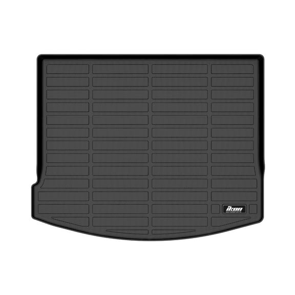 Ikon Motorsports TPE Thermo Plastic Elastomer All Weather Heavy Duty Waterproof Rear Trunk Tray Cargo Liner Mats For 2020-2025 Lincoln Corsair