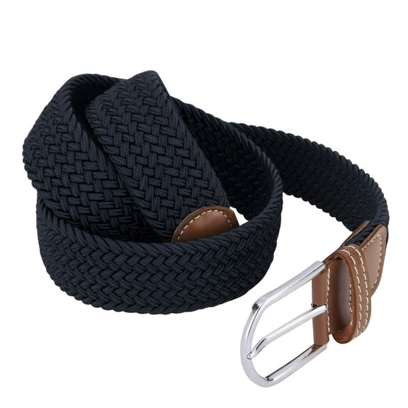 TELOLY Woven Elastic Braided Belt for Men,Adjustable Stretch Belt Men for Casual Jeans