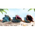 thumbnail image 5 of Eustuma Figuras de caracola de vidrio soplado a mano, adorno de animales marinos para decoración del hogar, colección de animales marinos para regalo de cumpleaños, concha marina de vidrio, 5 of 5