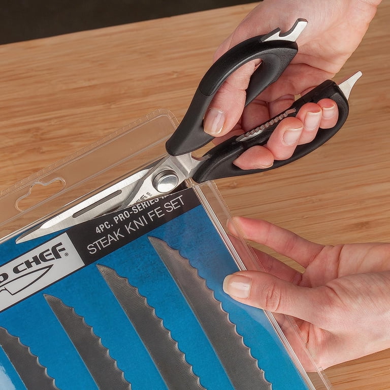Ergo Chef Pro-Series Kitchen Shears – Heavy Duty, 8-in-1 Multi