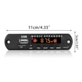 thumbnail image 2 of Módulo auxiliar Kit de coche Placa decodificadora de MP3 Módulo de radio FM USB TF compatible con Bluetooth, 2 of 7