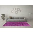 thumbnail image 3 of Ahgly Company Indoor Square Persian Purple Traditional Area Rugs, 3' Square, 3 of 4