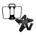 thumbnail image 2 of Folding Bike Carrier Bracket Cargo Pannier Keeper Front Bag Holder Rack Black 30x25cm, 2 of 9