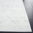 thumbnail image 3 of SAFAVIEH Hanna Jarred Striped Area Rug, Ivory/Light Grey, 9' x 12', 3 of 9