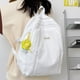 thumbnail image 5 of Mochila informal para estudiantes Mochilas escolares de estilo japonés con colgante de flores (Blanco) Sywqhk Para Estrenar, 5 of 8