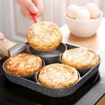 thumbnail image 1 of Non Stick Heat Resisting 4 Hole Frying Pan Pancake Omelet Pan Kitchen Accessory and Supplies, 1 of 7