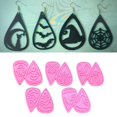 thumbnail image 2 of S Pendientes colgantes gotas de agua molde decoración murciélago bruja sombrero espejo molde, 2 of 5