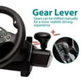 thumbnail image 2 of DOYO Racing Wheel for PC, PS3, PS4, Xbox One, Switch – 270° Steering Wheel with Pedals, Dual Vibration, Gear Shifter – R270, 2 of 9