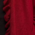 thumbnail image 3 of StylesILove Women Ruffle Trim Knit Open Front Poncho Cape Shawl Fall Wrap Jacket, 3 of 3