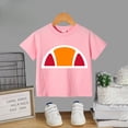 thumbnail image 3 of Ropa de verano para niños, camiseta de algodón estampada con patrón simple, camiseta para niños, niñas y adolescentes, camiseta 100 % algodón, 3 of 5